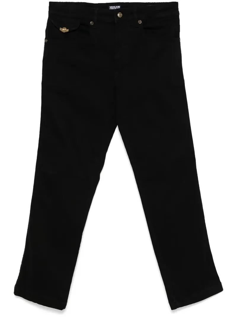 Versace Jeans Couture straight-jeans - Svart