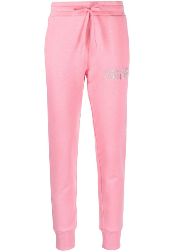 Versace Jeans Couture sweatpants med logotyp - Rosa