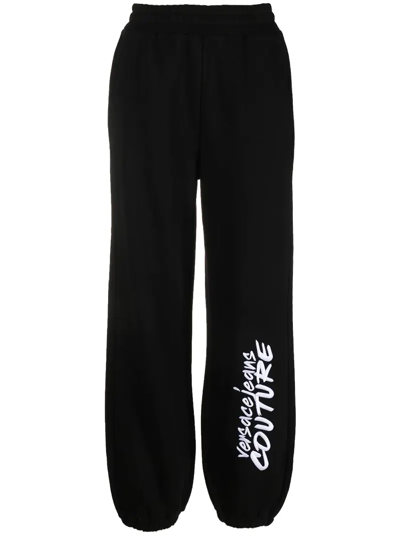 Versace Jeans Couture sweatpants med logotyp - Svart