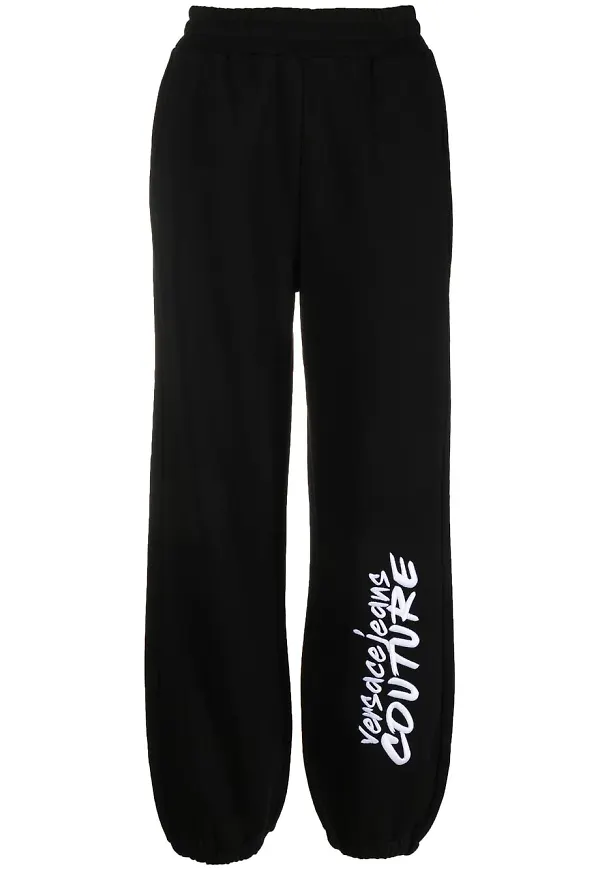 Versace Jeans Couture sweatpants med logotyp - Svart
