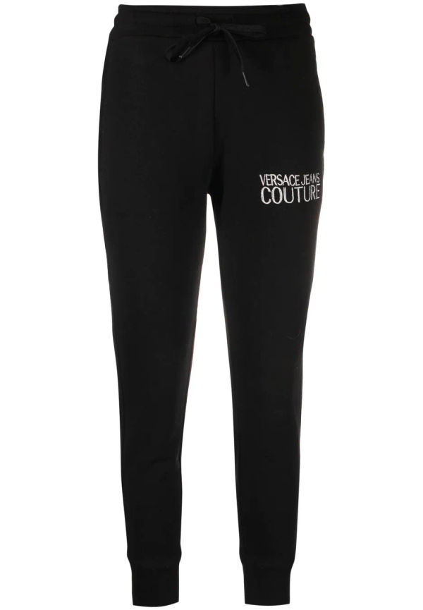 Versace Jeans Couture sweatpants med logotyp - Svart
