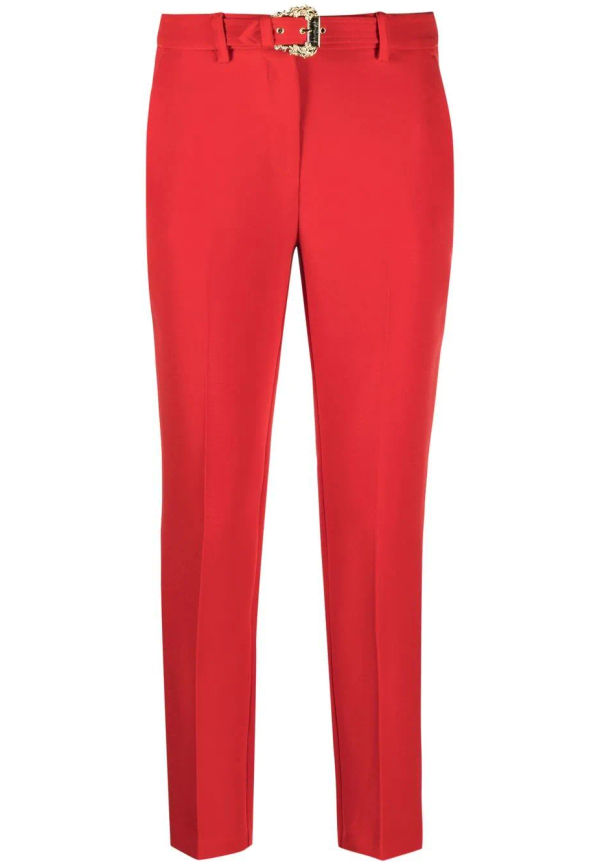 Versace Jeans Couture trekvartsbyxor med bälte - Röd