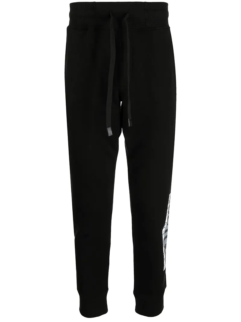 Versace Jeans Couture träningsbyxor med fickor med dragkedja - Svart