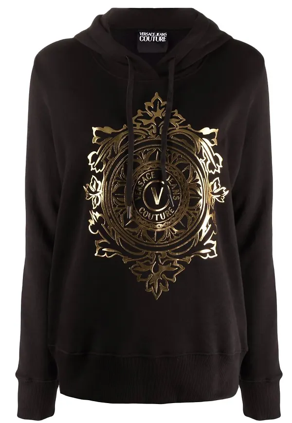 Versace Jeans Couture V-Emblem hoodie - Svart