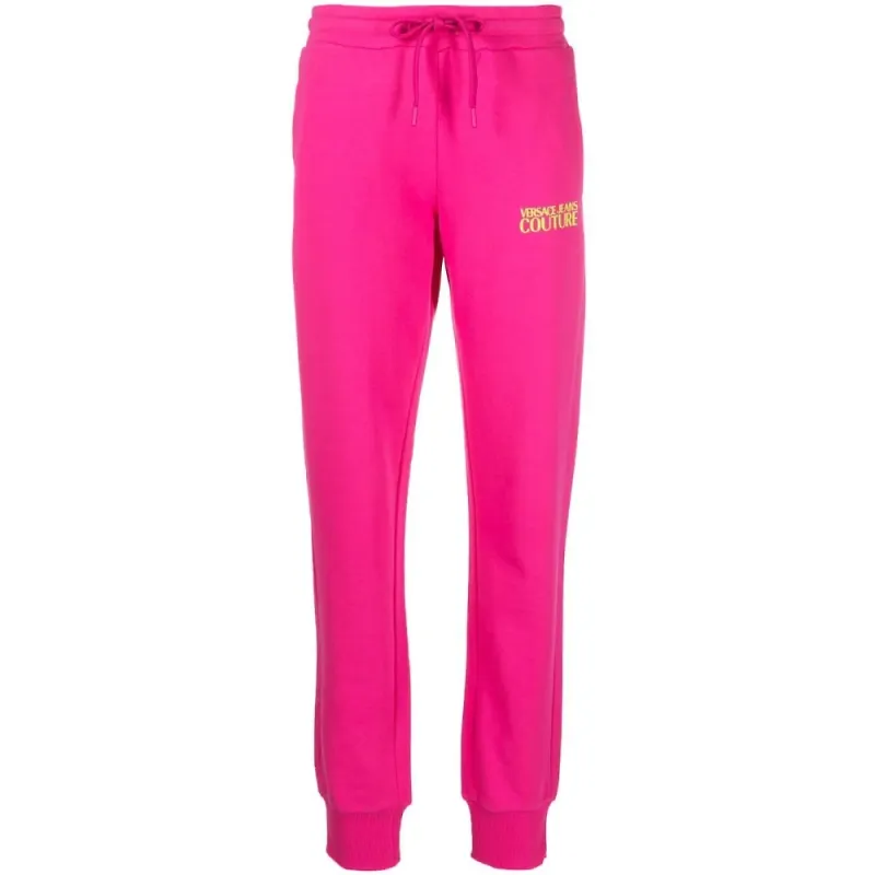 Versace Jeans Couture Women Clothing Trousers Pink Ss23 Rosa, Dam