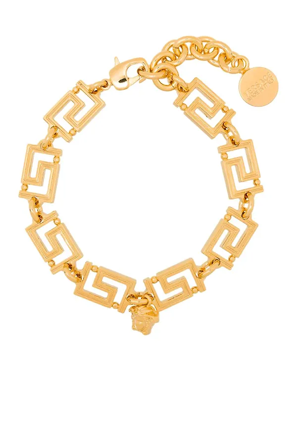Versace kedjearmband med Medusa - Guldfärgad