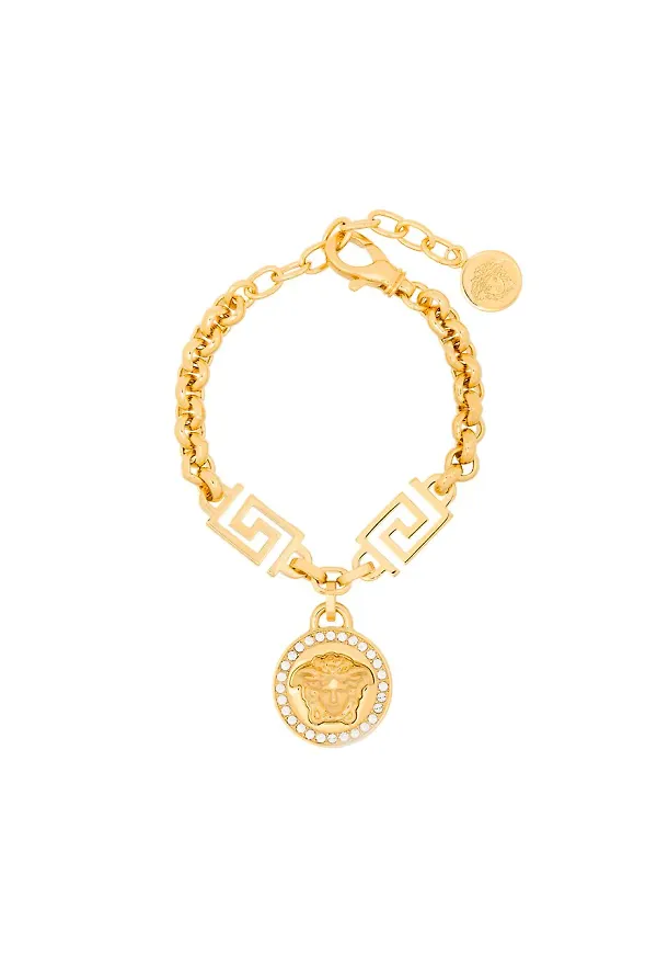 Versace kedjearmband med Medusa - Guldfärgad