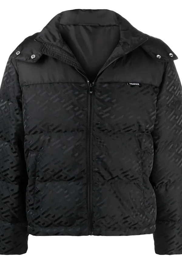Versace La Greca puffjacka - Svart