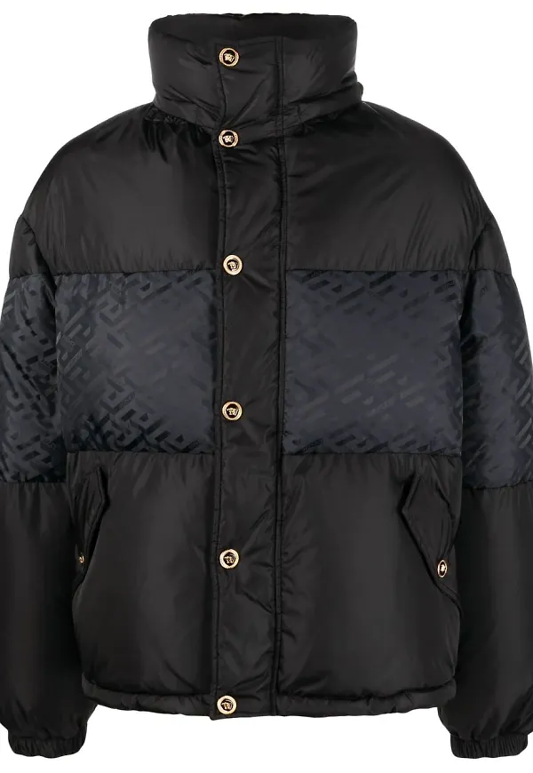 Versace La Greca puffjacka - Svart