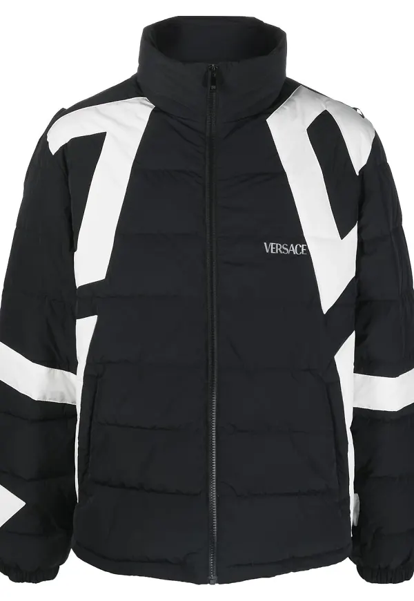 Versace La Greca puffjacka - Svart