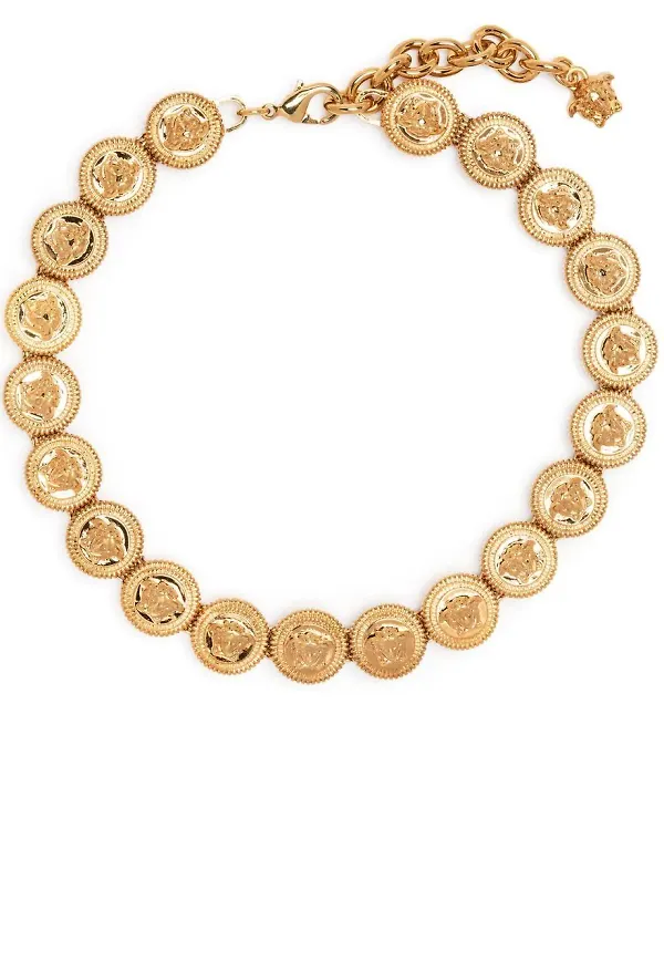 Versace La Medusa länkhalsband - Guldfärgad