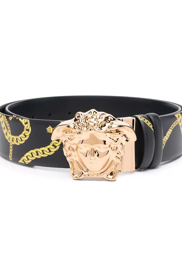 Versace Medusa bälte - Svart