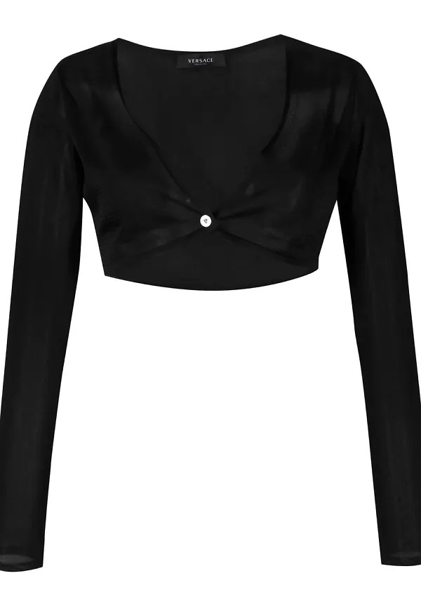 Versace Medusa croppad kofta - Svart