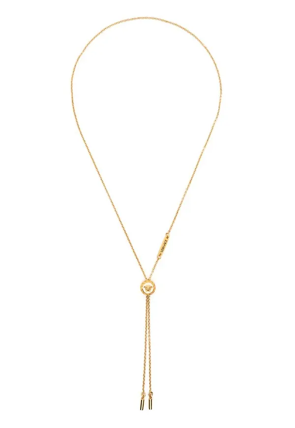 Versace Medusa draperat halsband - Guldfärgad