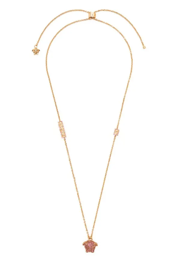 Versace Medusa guldpläterat halsband - Guldfärgad