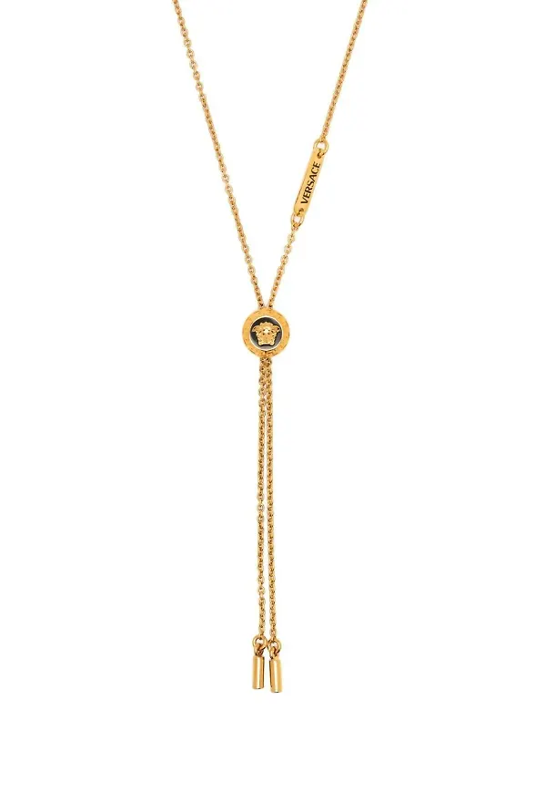 Versace Medusa halsband med huvuddetalj - Guldfärgad