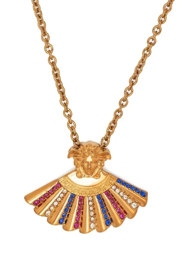 Versace Medusa halsband med hänge - Guldfärgad