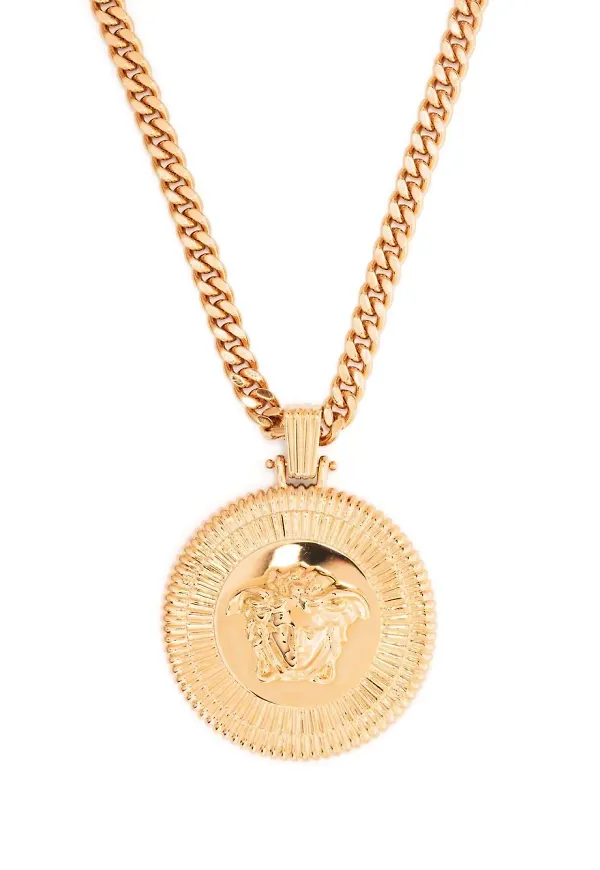 Versace Medusa halsband med hänge - Guldfärgad