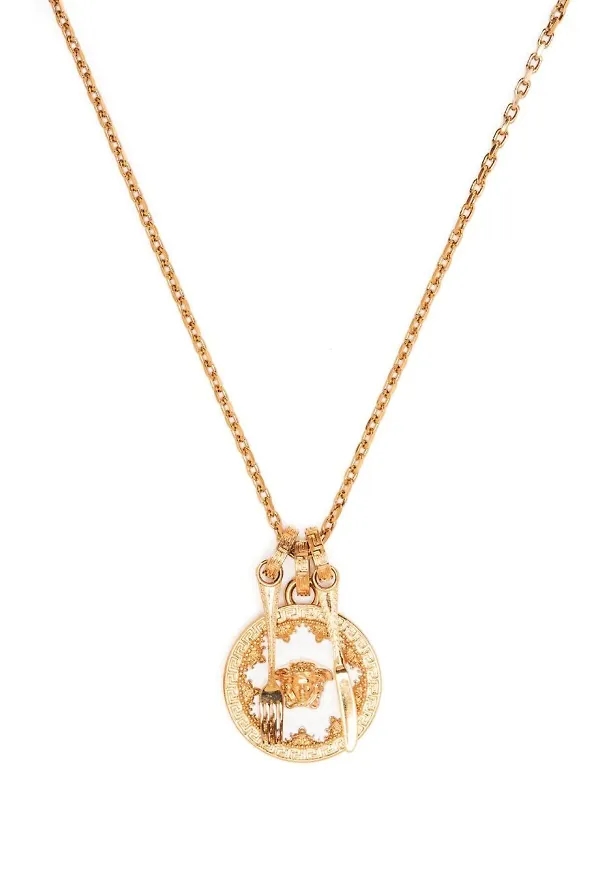 Versace Medusa halsband med hänge - Guldfärgad