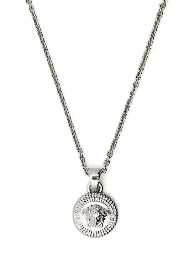 Versace Medusa halsband med hänge - Silverfärgad