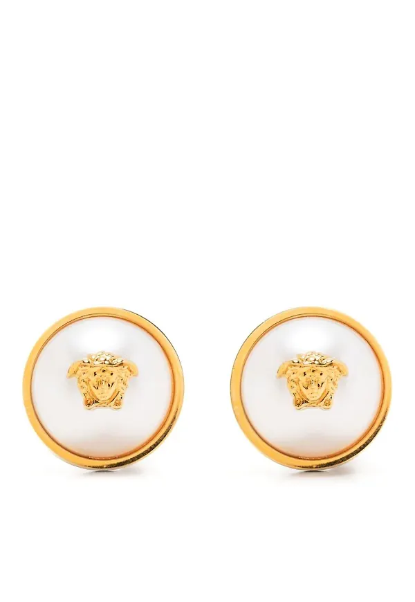 Versace Medusa hoop med plakett - Guldfärgad