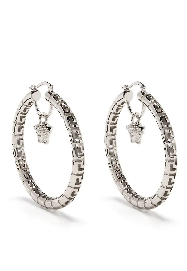 Versace Medusa hoops - Silverfärgad