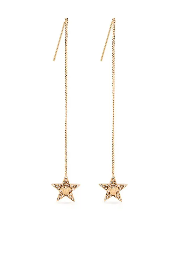 Versace Medusa hoops med berlock - Guldfärgad