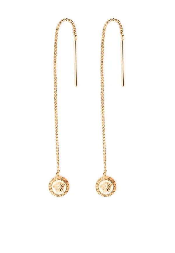 Versace Medusa kedjeörhängen - Guldfärgad