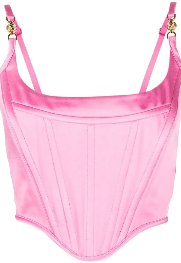 Versace Medusa korsettopp - Rosa