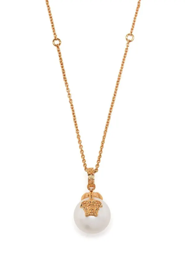 Versace Medusa pärlhalsband - Guldfärgad