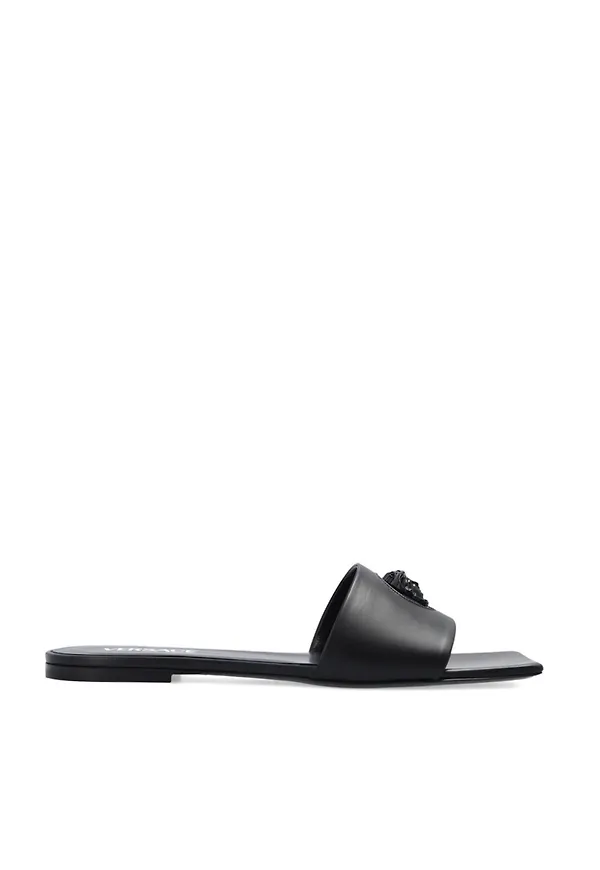 Versace Medusa Slide Sandals Svart, Dam