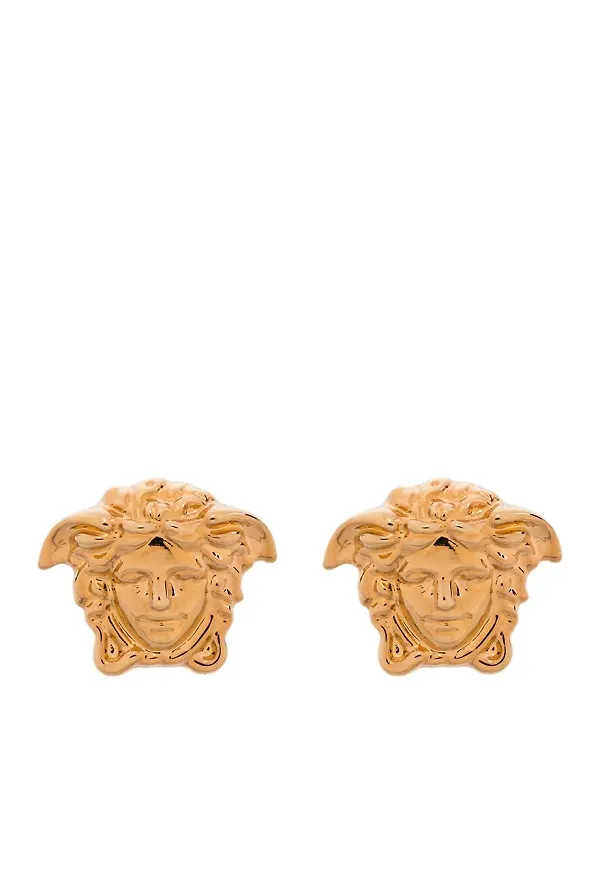Versace Medusa stiftörhängen - Guldfärgad