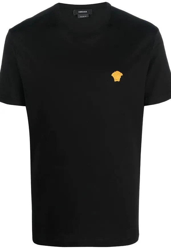 Versace Medusa t-shirt med brodyr - Svart