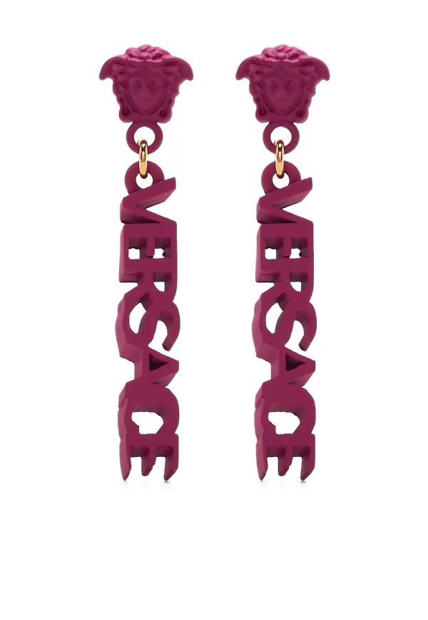 Versace Medusa örhängen - Rosa