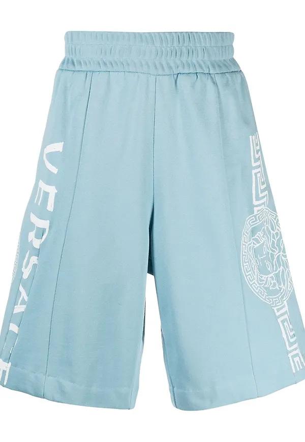 Versace mjukisshorts med Medusa - Blå