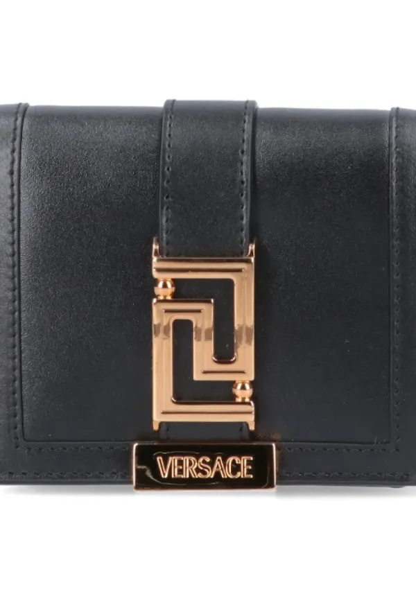 Versace Plånbok/korthållare Svart, Dam