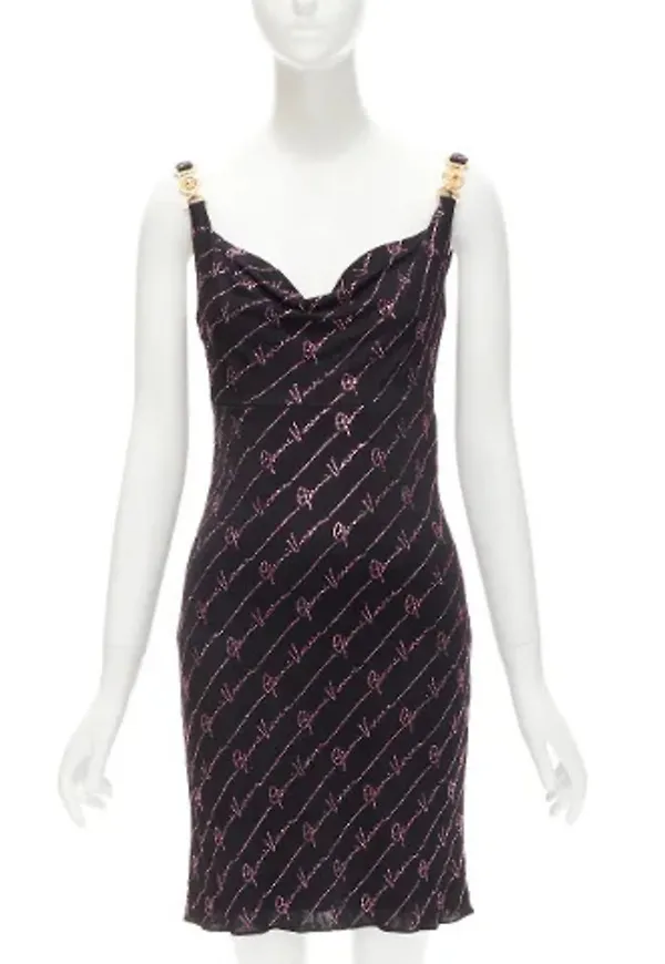 Versace Pre-owned - Vintage Klänningar - Svart - Dam - Storlek: XS