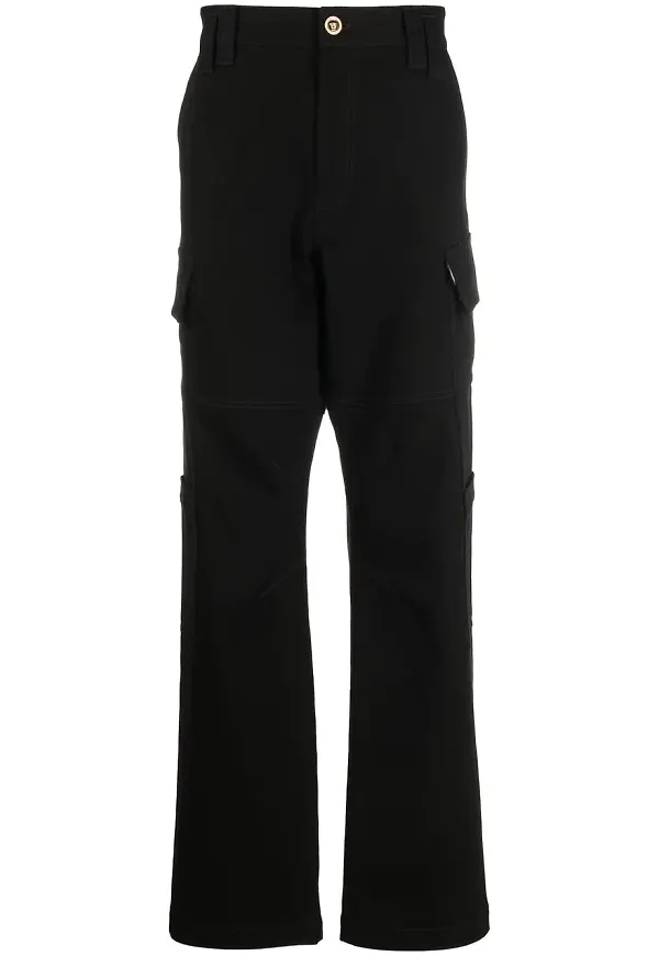 Versace raka byxor - Svart