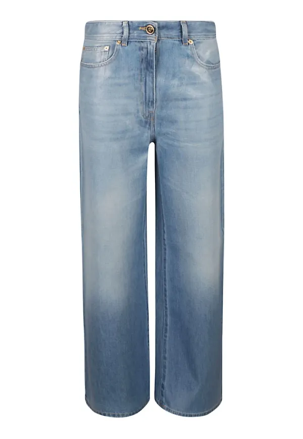Versace Raka jeans Blå, Dam