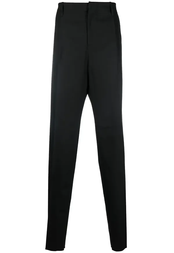 Versace raka twillbyxor - Svart