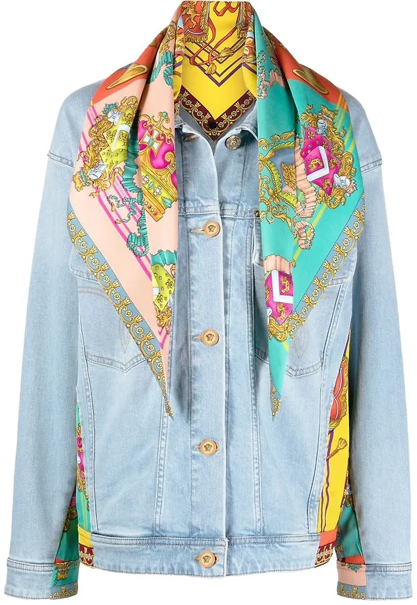 Versace Royal Rebellion jeansjacka - Blå
