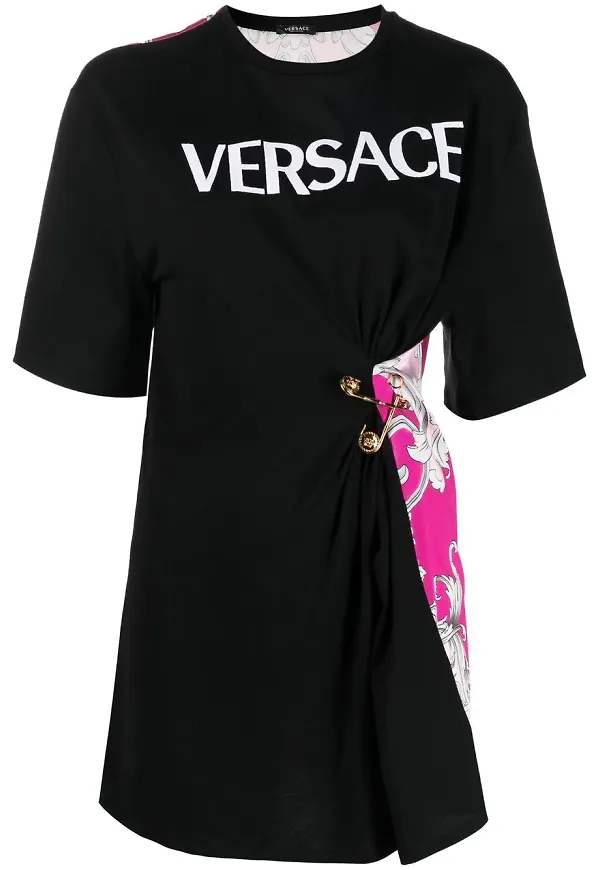 Versace Safety Pin Baroque t-shirt - Svart