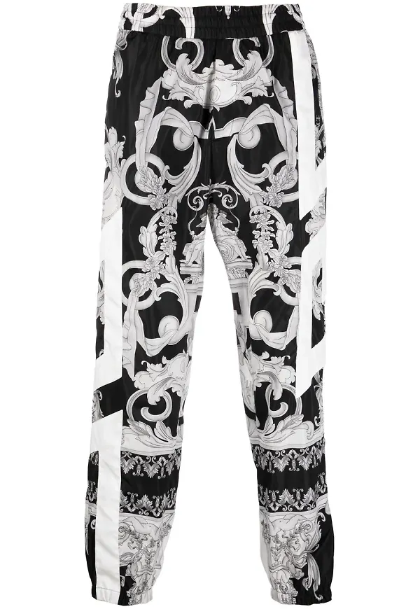 Versace Silver Baroque sweatpants - Svart