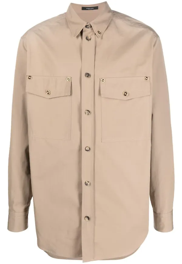 Versace skjorta med knäppning - Neutral