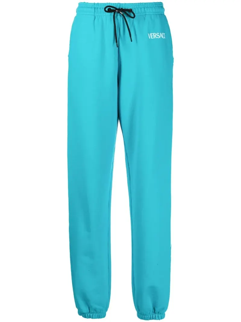 Versace sweatpants med logotyp - Blå