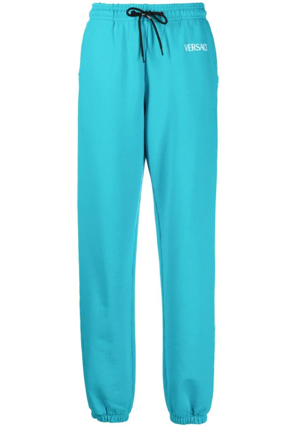 Versace sweatpants med logotyp - Blå