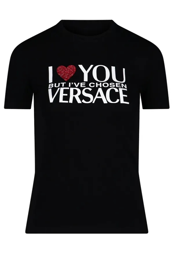 Versace T-shirt Svart, Dam