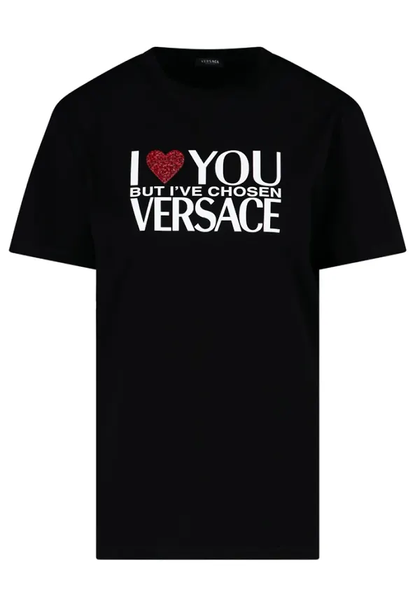 Versace T-shirt Svart, Dam