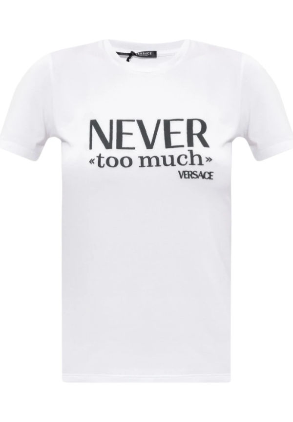 Versace T-shirt Vit, Dam