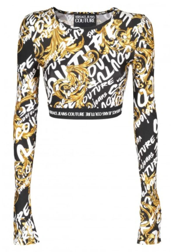 Versace T-Shirts Svart, Dam